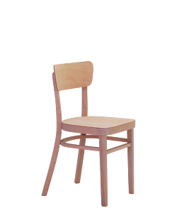 Chairs and tables for restaurants, cafes, bars and homes. Veneer Seat Chair Nico, Czech manufacturer, family company Sadlík, since 1919. Custom production of solid beech and oak chairs and tables.
